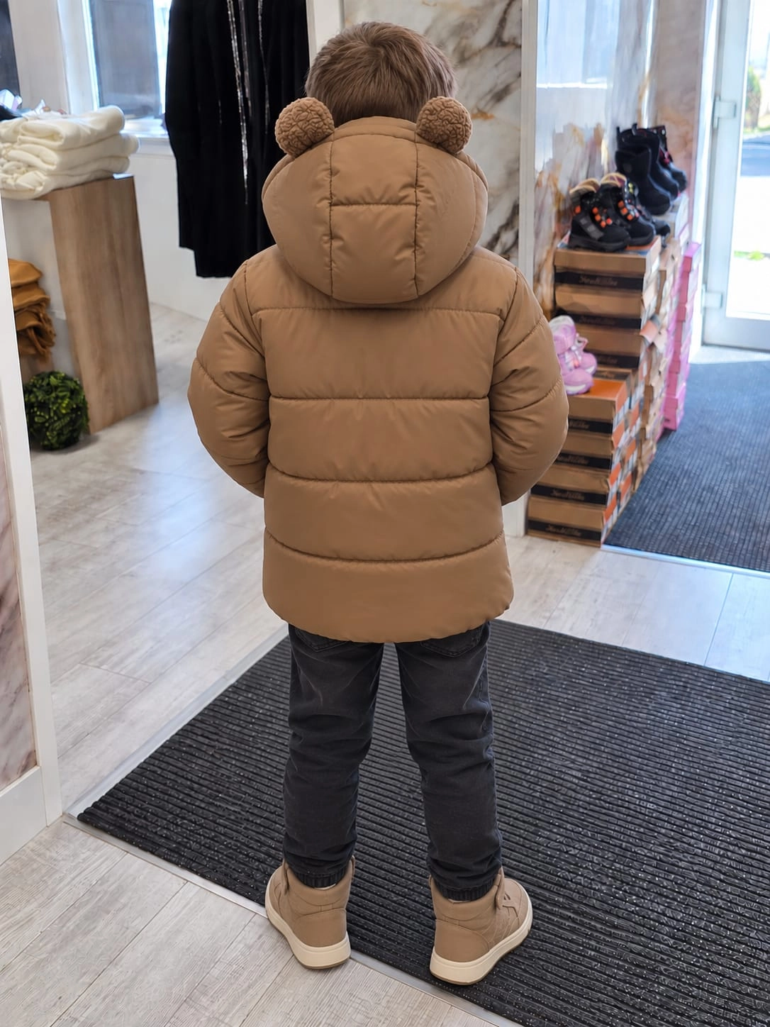 Chlapecká zimní bunda s medvídky