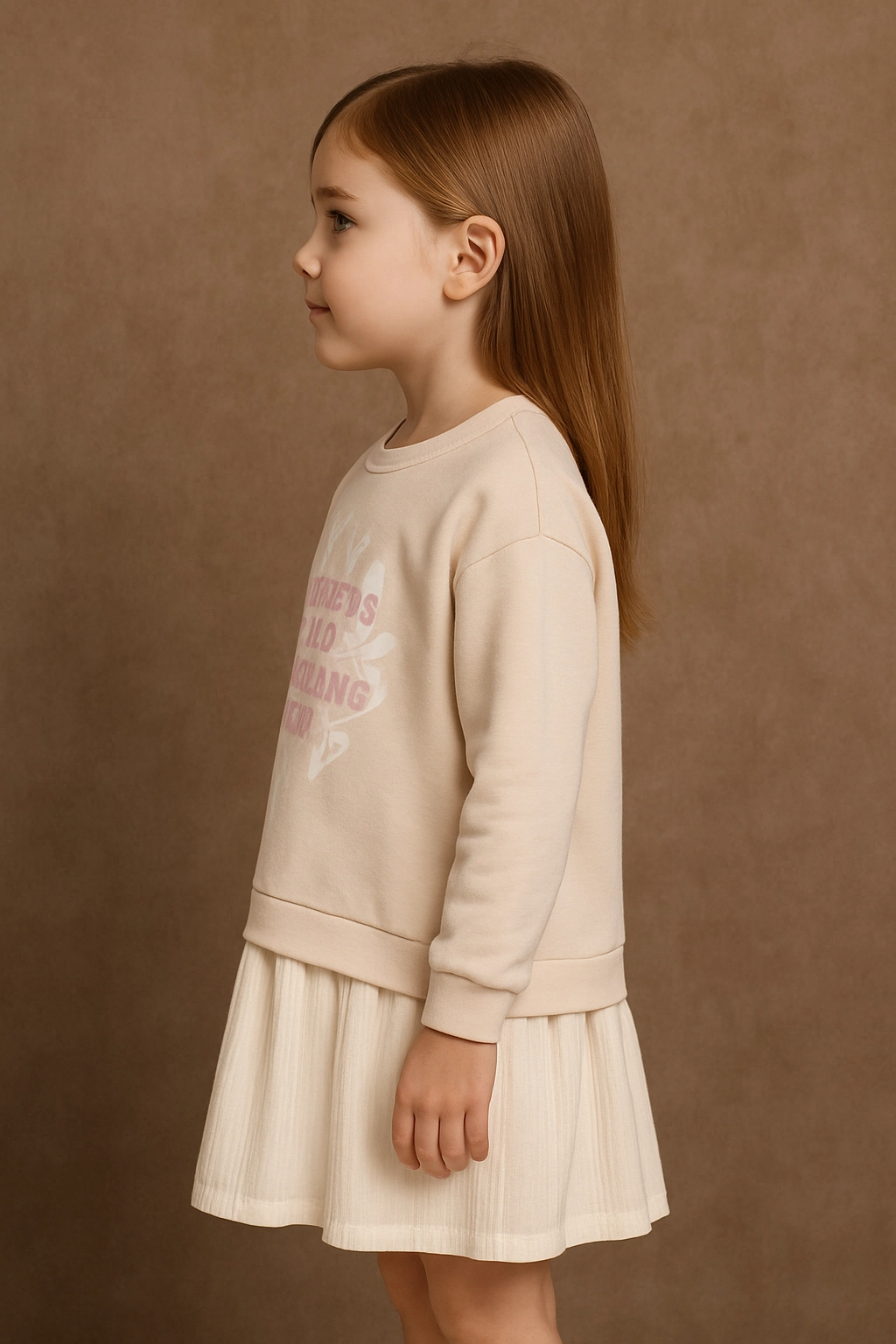 Dívčí šaty s potiskem 