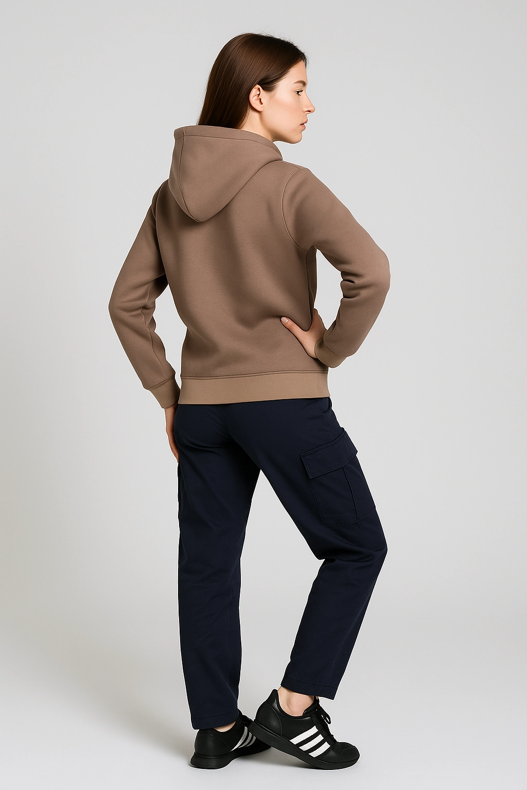 Dámská mikina na zip s kapucí 