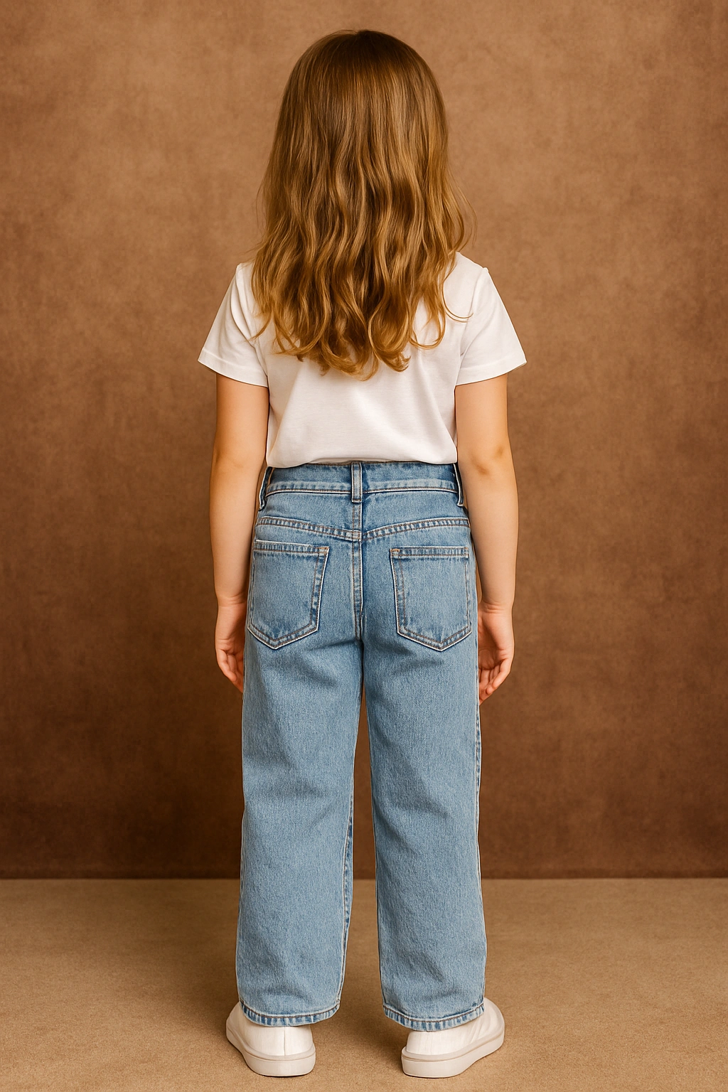 Dívčí džíny módní 