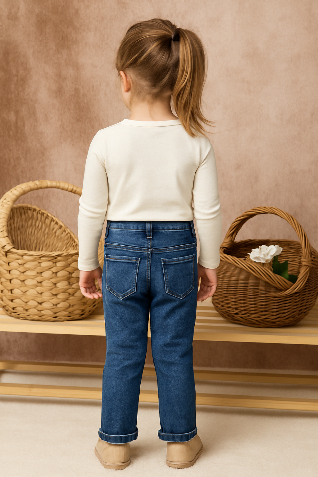 Dívčí džíny modré 