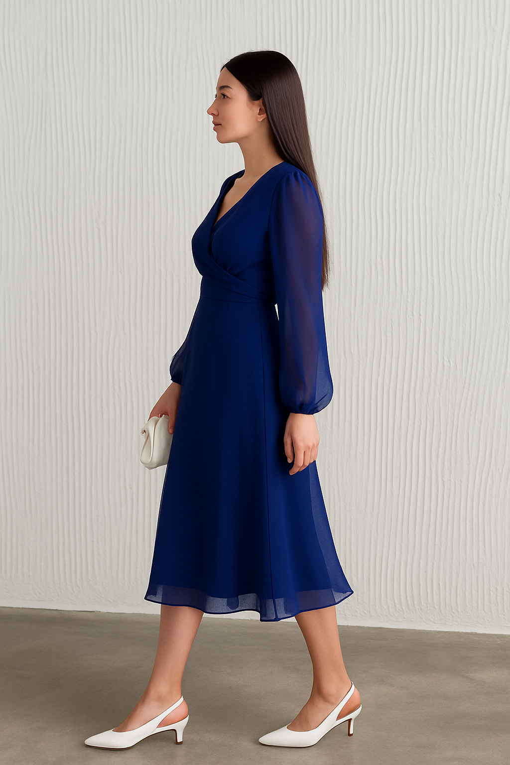 Společenské šaty modré 