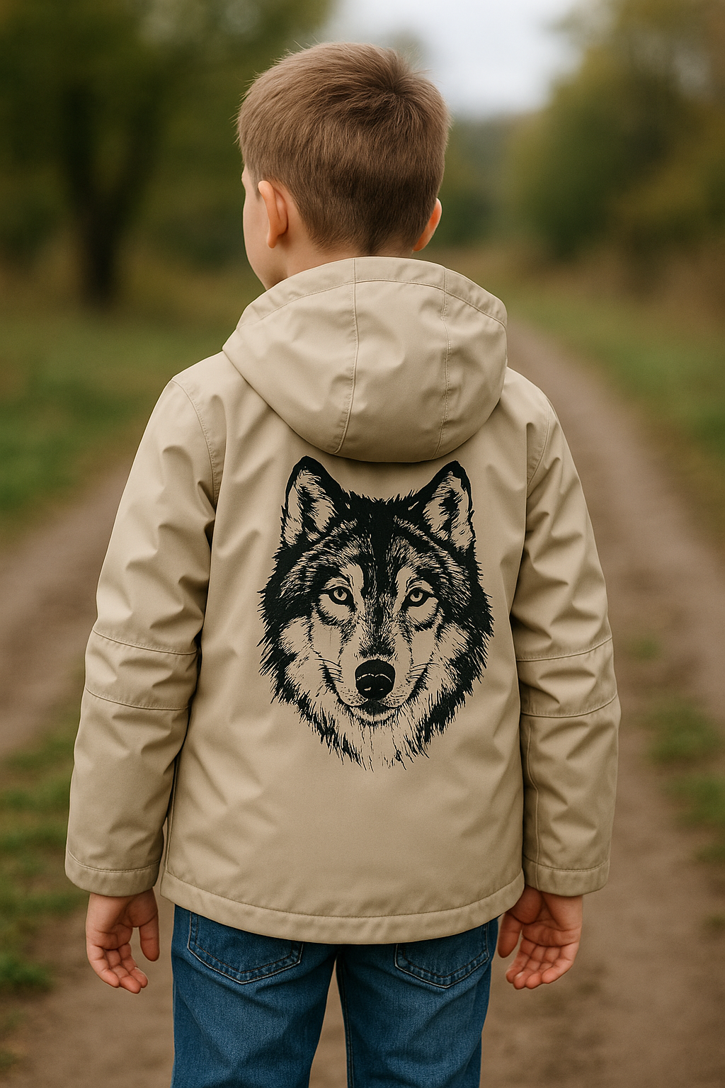 Chlapecká přechodná Bunda s potiskem 