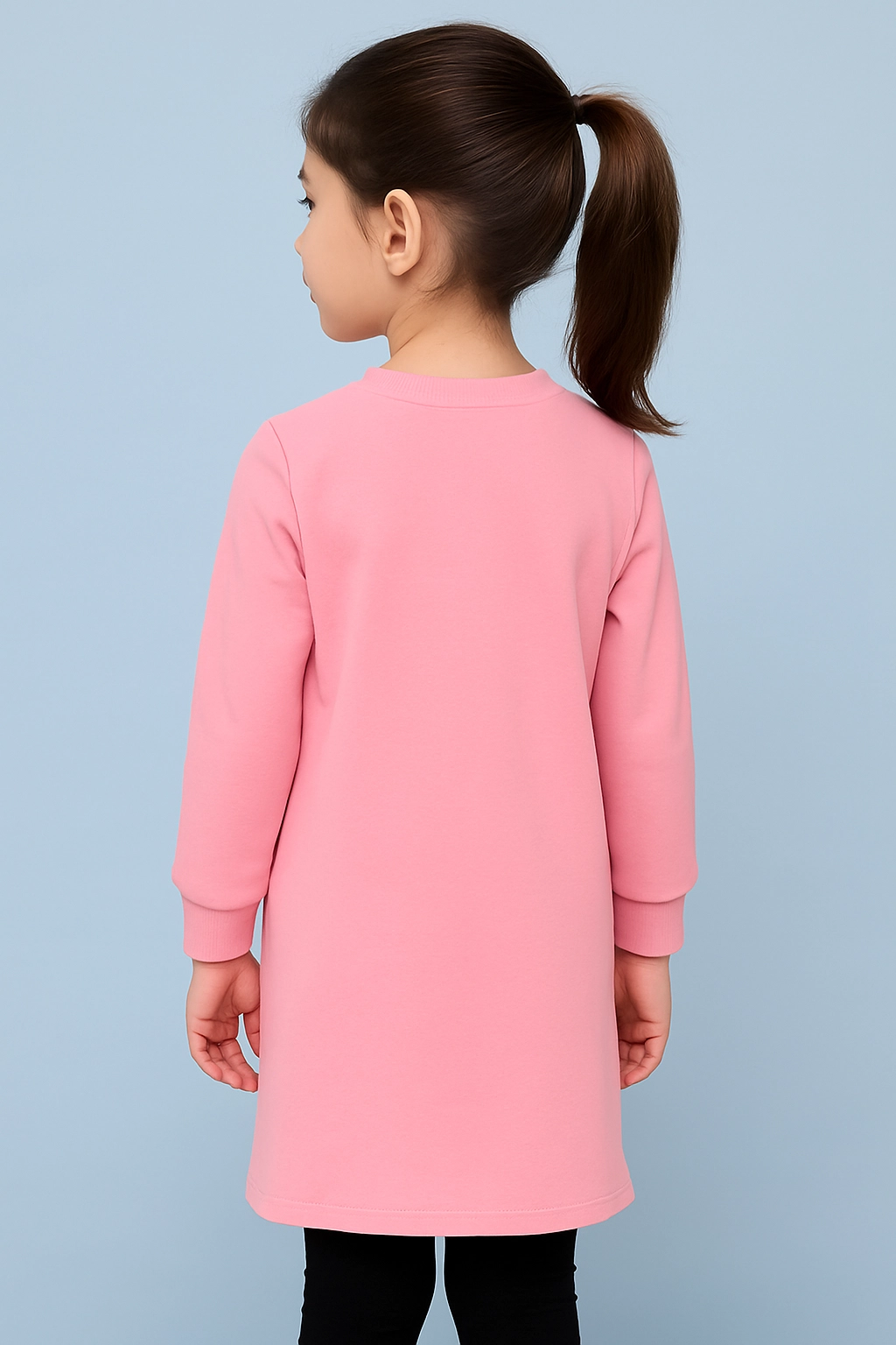 Dětské teplákové šaty s potiskem 