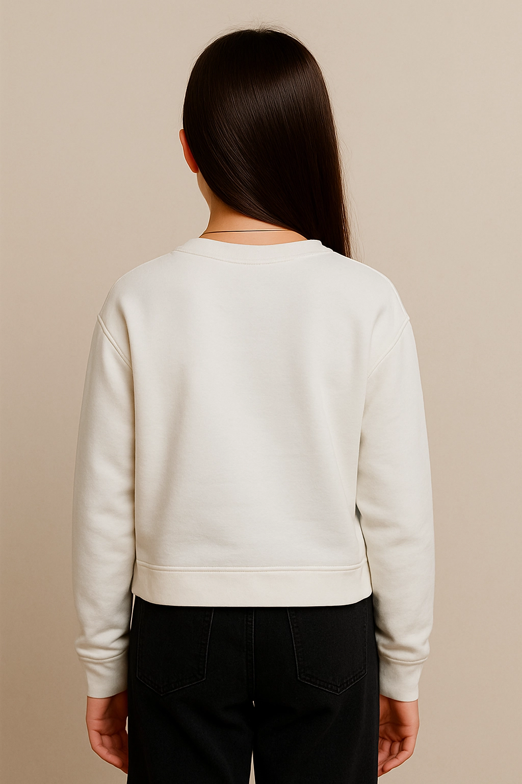 Dívčí mikina bílá 