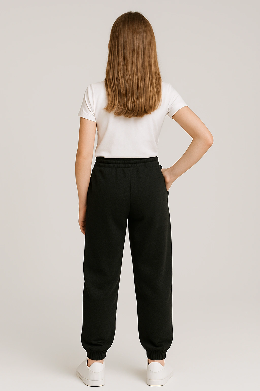 Dívčí tepláky černé 