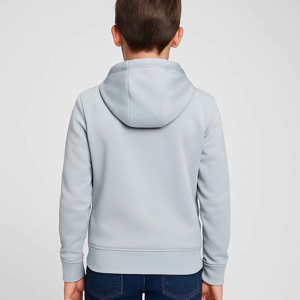 Chlapecká mikina se zipem a kapucí 
