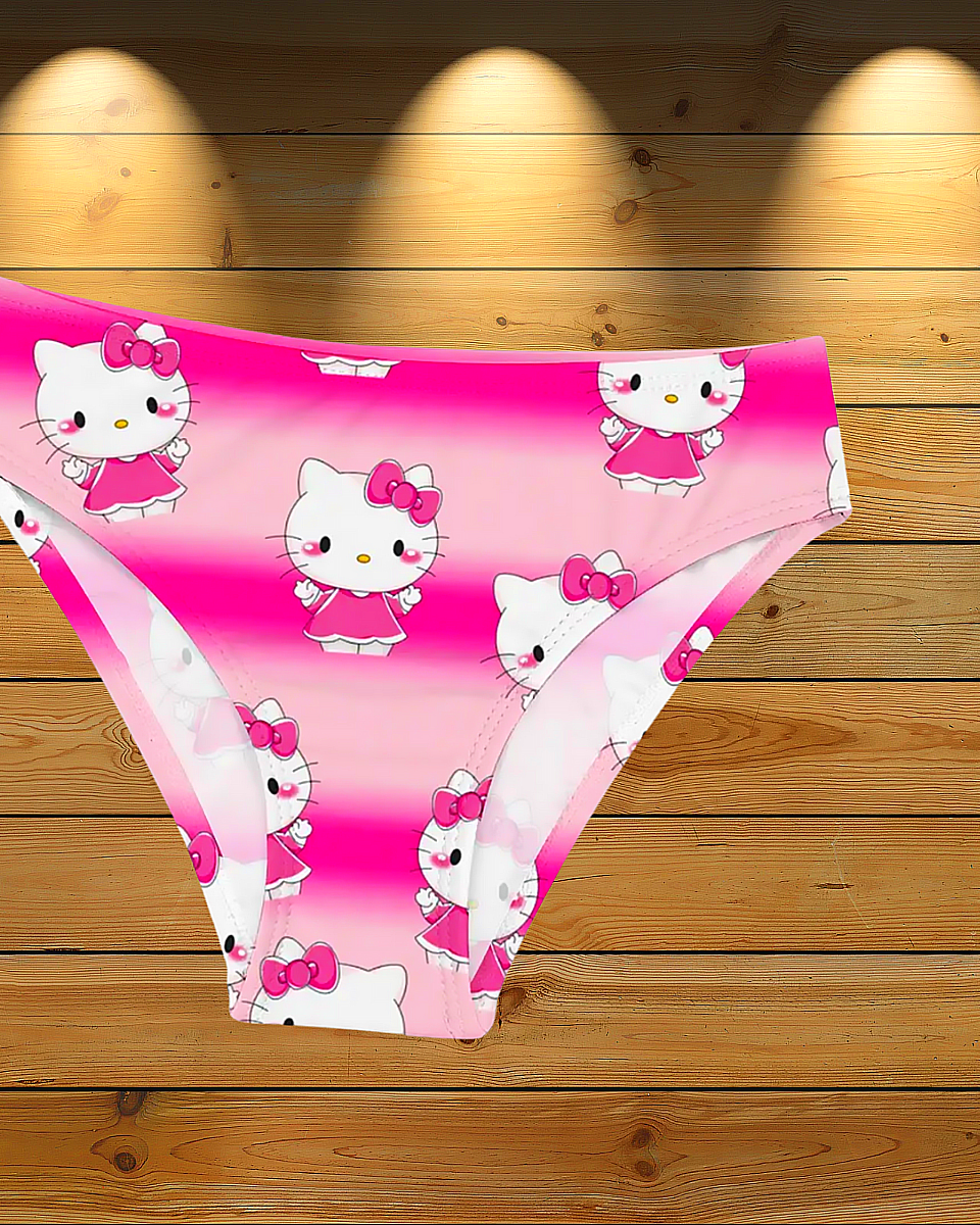 Dívčí plavky Dvoudílné s potiskem 