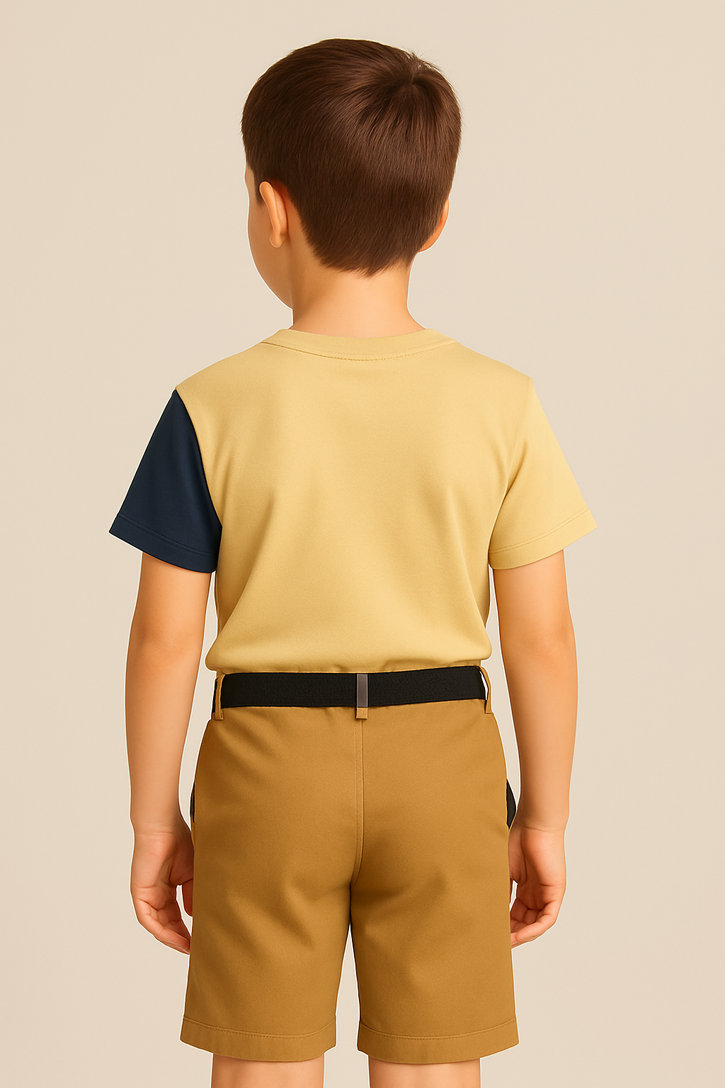 Moderní chlapecká souprava tričko+kraťasy a brašnou 