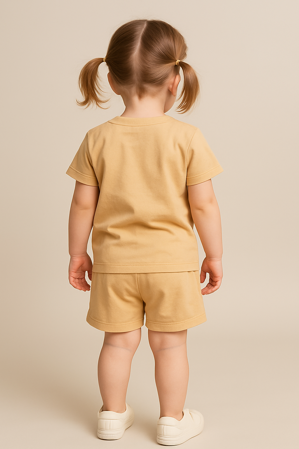 Dětská letní souprava s potiskem kočičky 