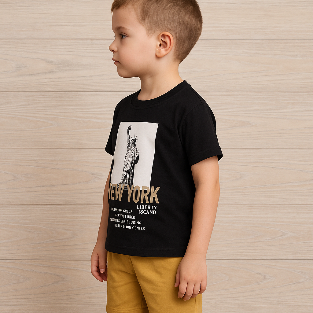 Letní chlapecká souprava s potiskem 