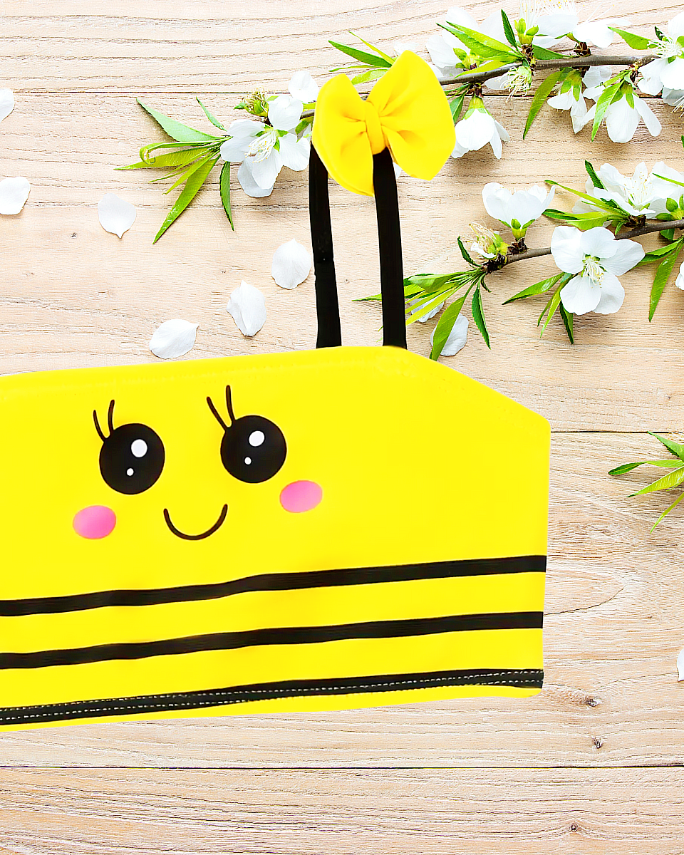 Roztomilé dvoudílné plavky-pro malé dívky 