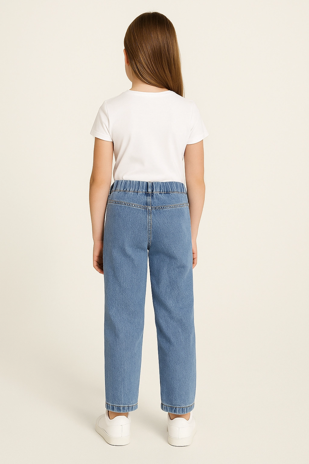 Dívčí džíny tenké z lehké látky 