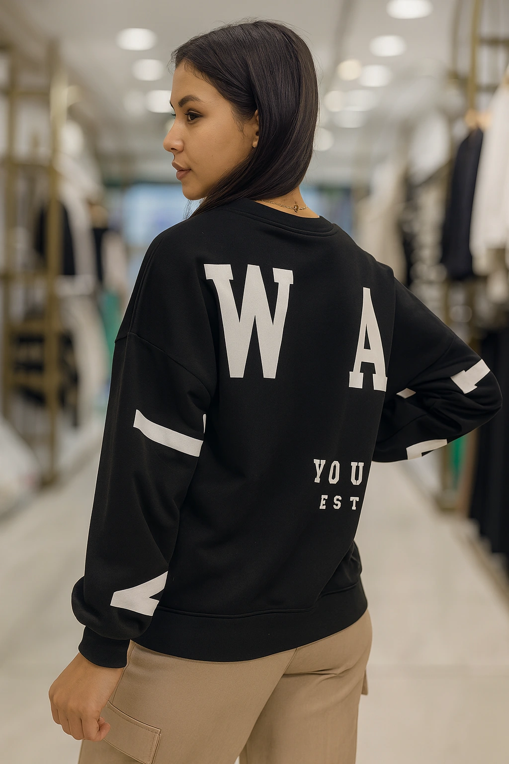 Dívčí mikina volná 