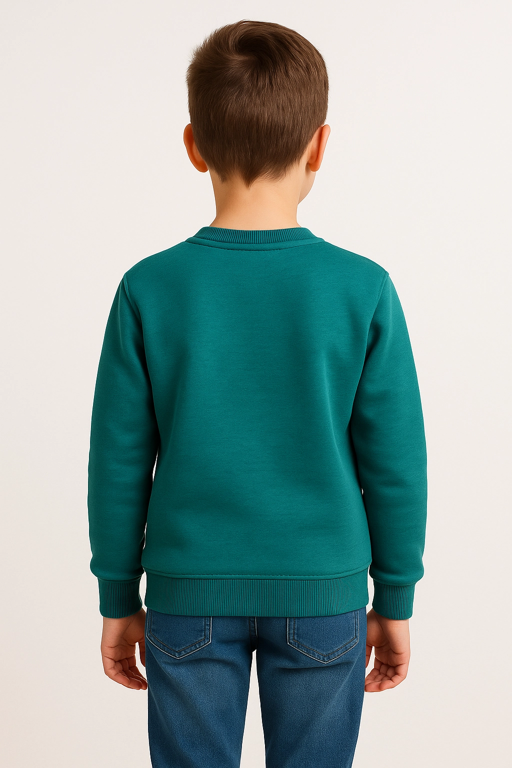 Chlapecká mikina s fleecem a potiskem 