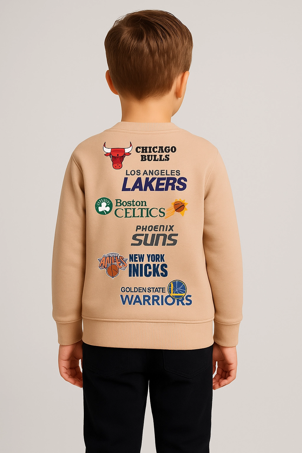 Chlapecká mikina s fleecem a potiskem 