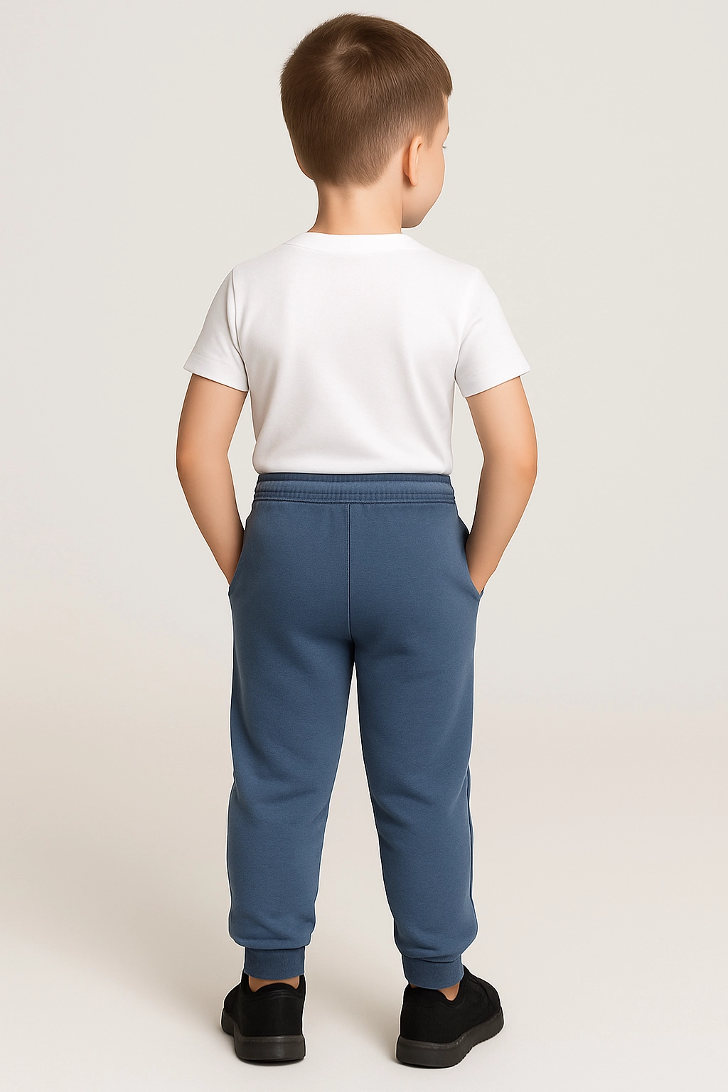 Chlapecké tepláky s fleecem a potiskem 