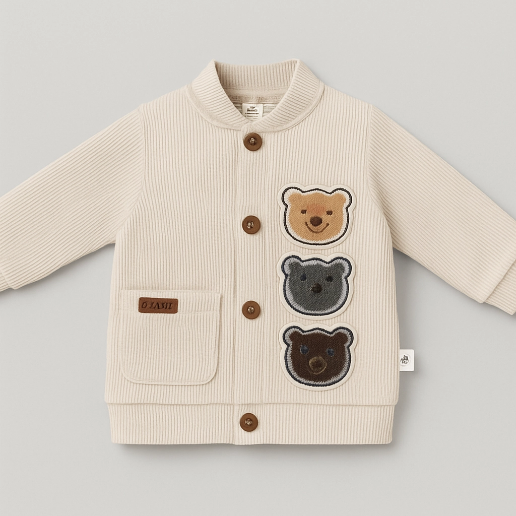 Roztomilá mikina pro miminka v krémové barvě 