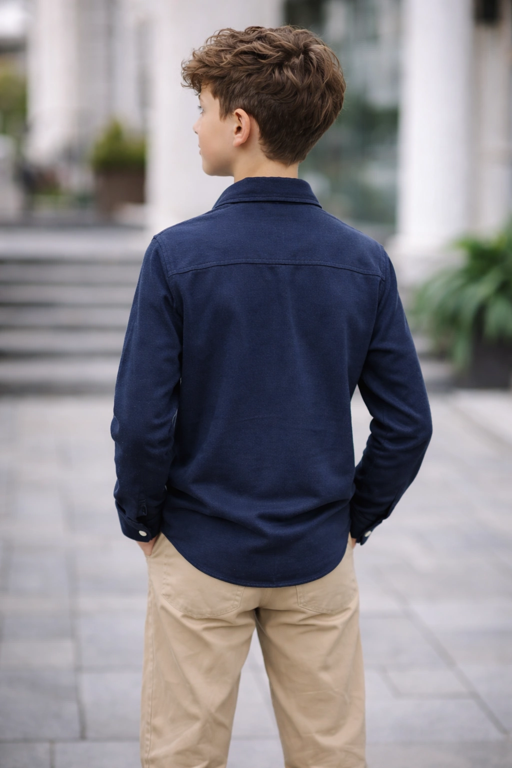 Chlapecká košile s kapsami 