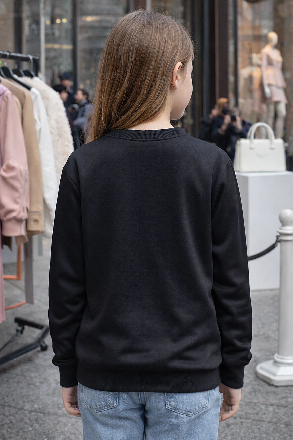 Dívčí mikina s dlouhým rukávem 