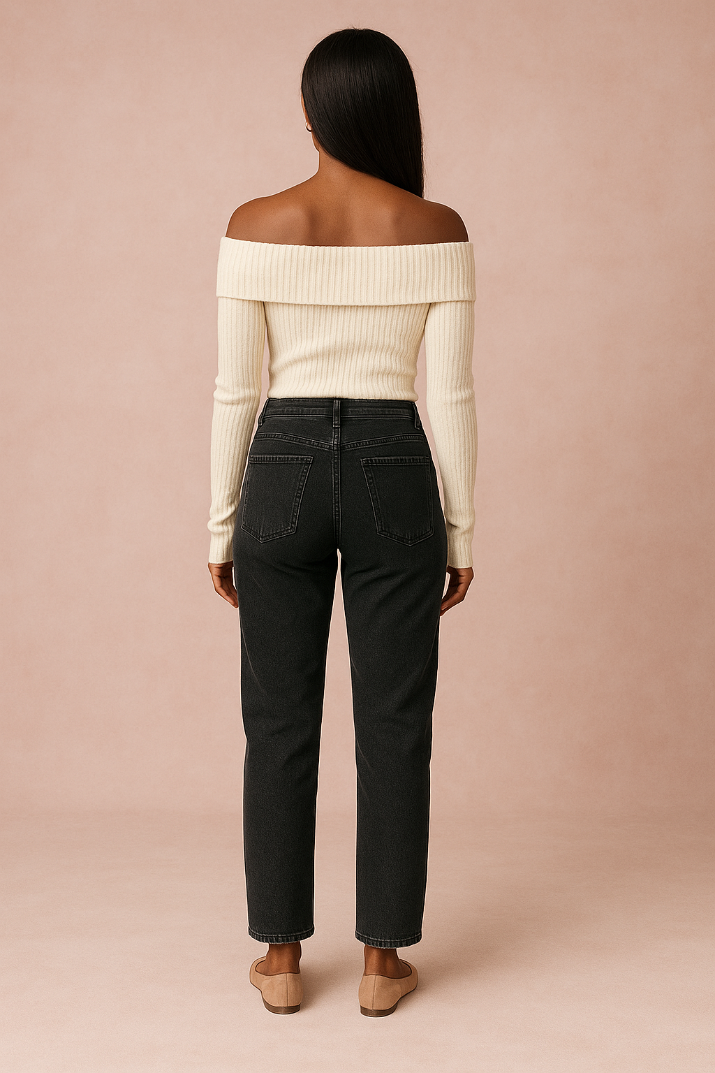 Svetr s odhalenými rameny