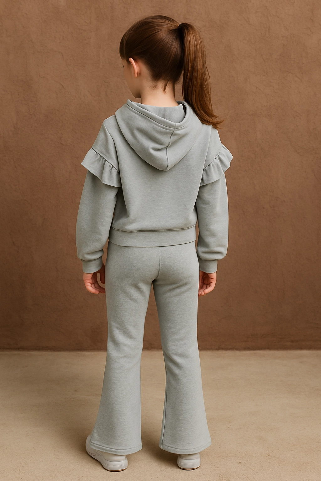 Tepláková souprava s kapucí pro dívky 