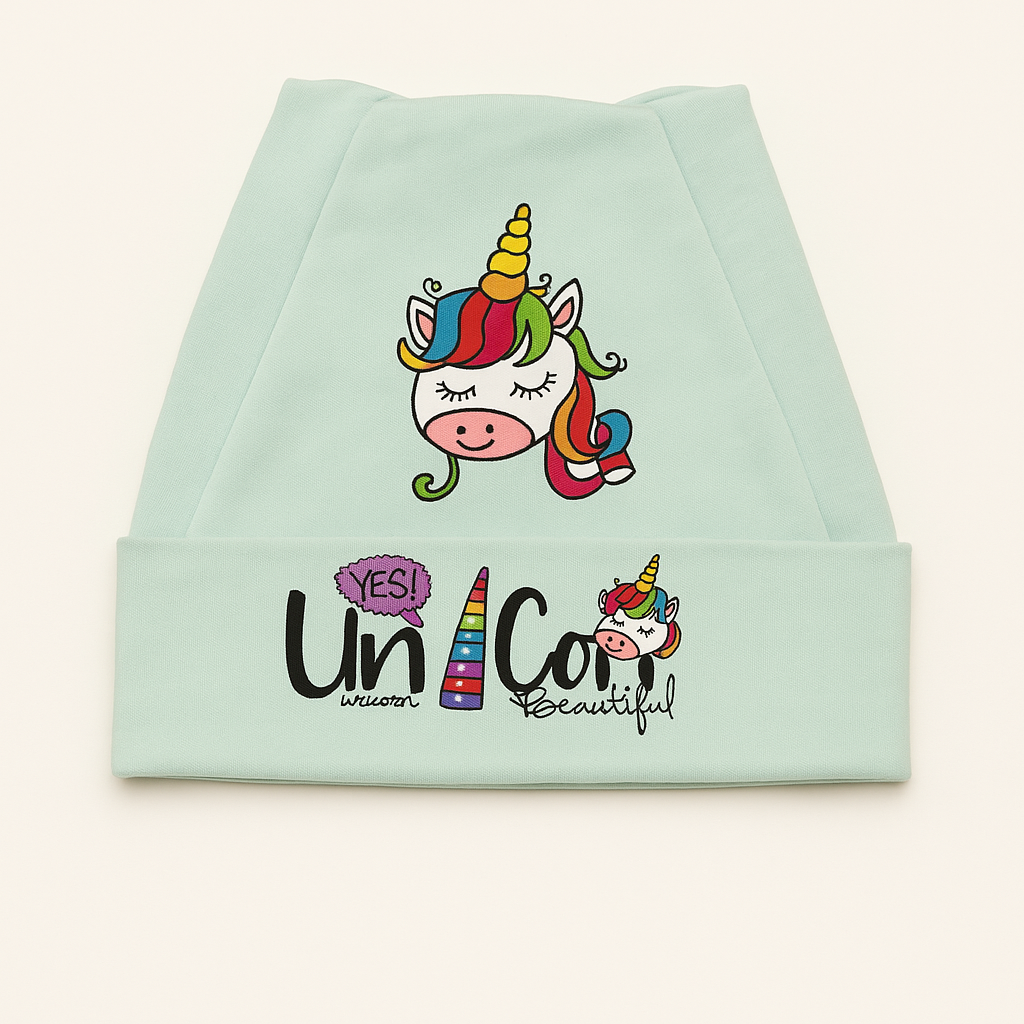 Dívčí čepice s potiskem 3-9 měsíc 