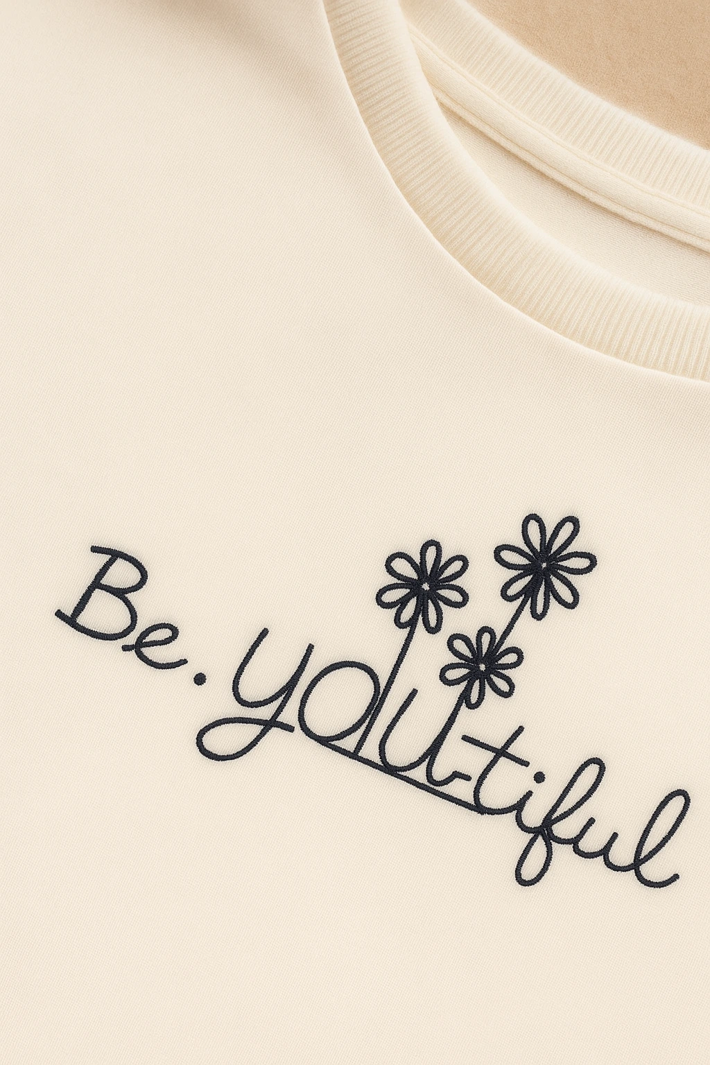 Dívčí mikina bílá s potiskem 