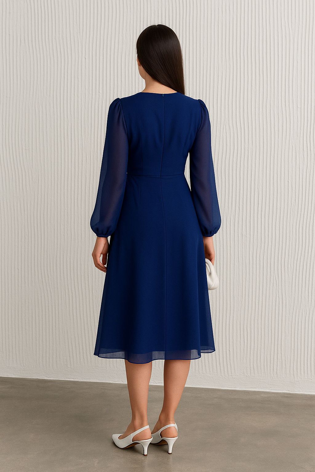 Společenské šaty modré 