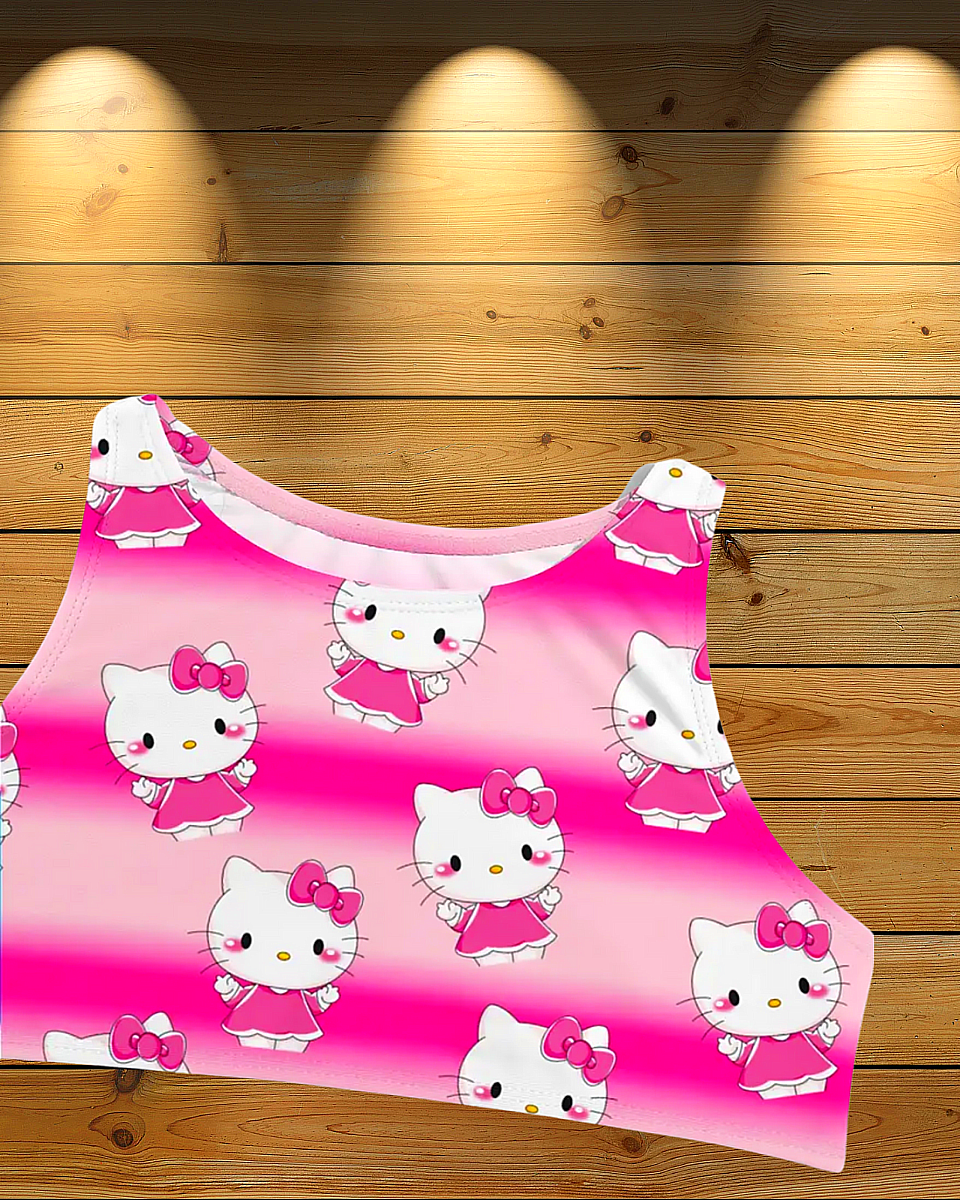 Dívčí plavky Dvoudílné s potiskem 