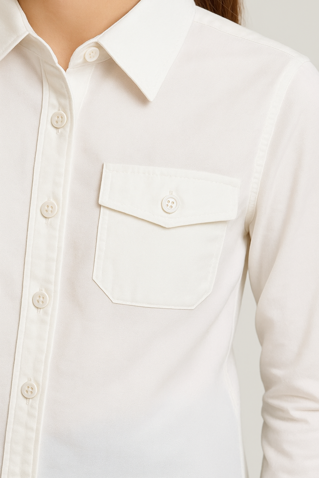 Dívčí košile s kapsami 