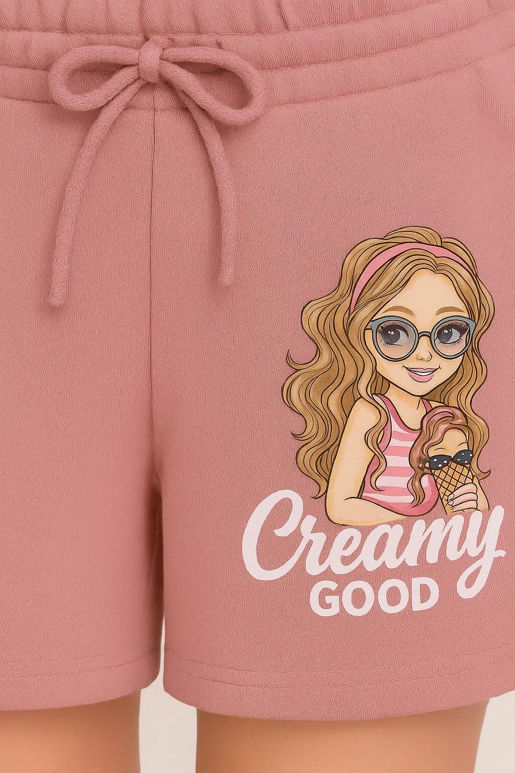 Dívčí kraťasy s potiskem 