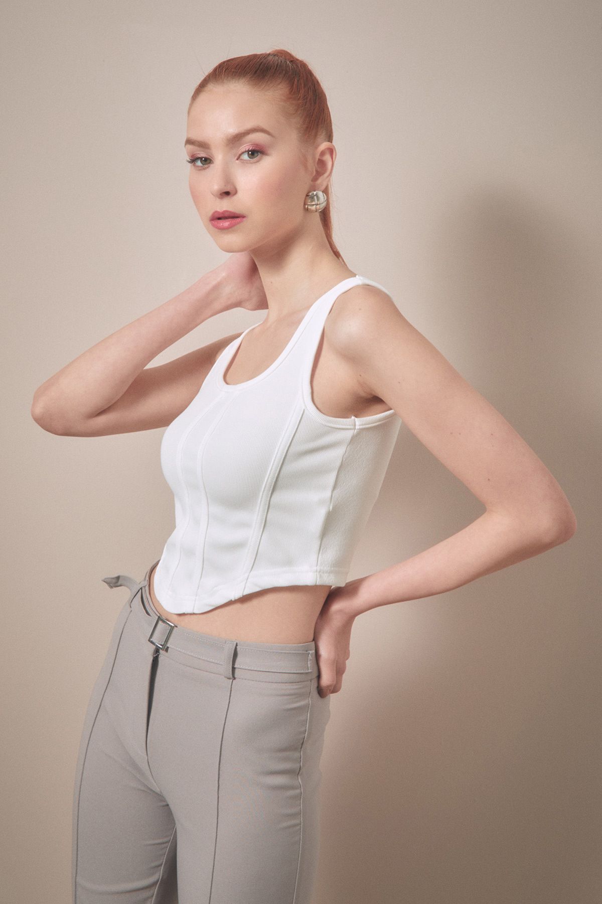 Dámské zkrácené tričko 