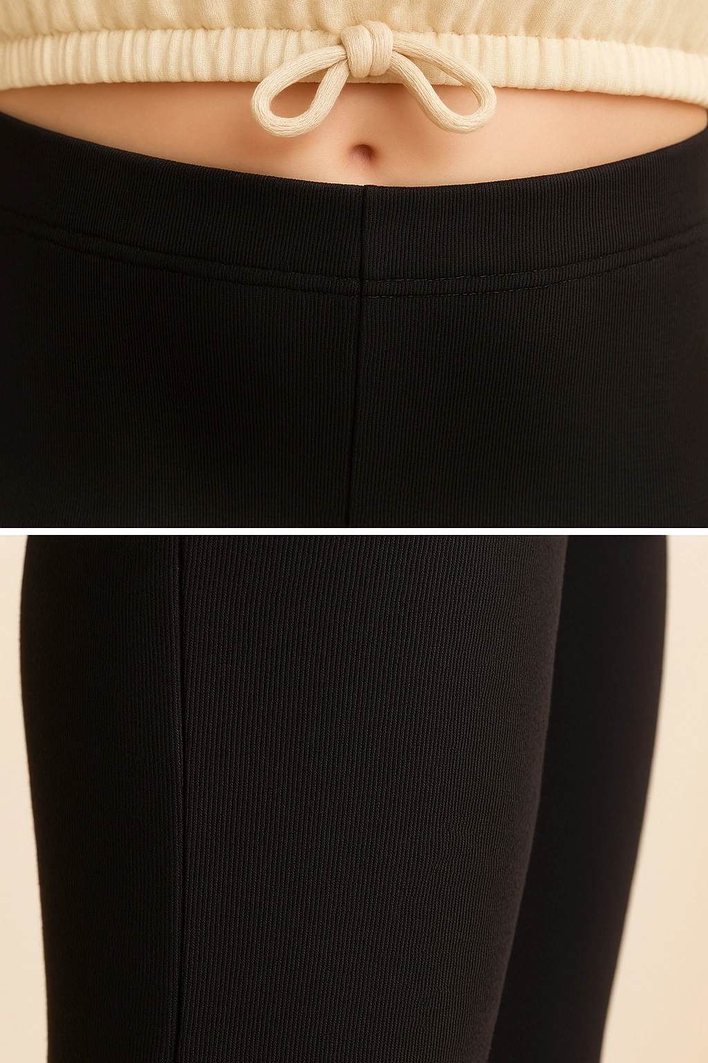 Dívčí široké legíny s rozparkem 