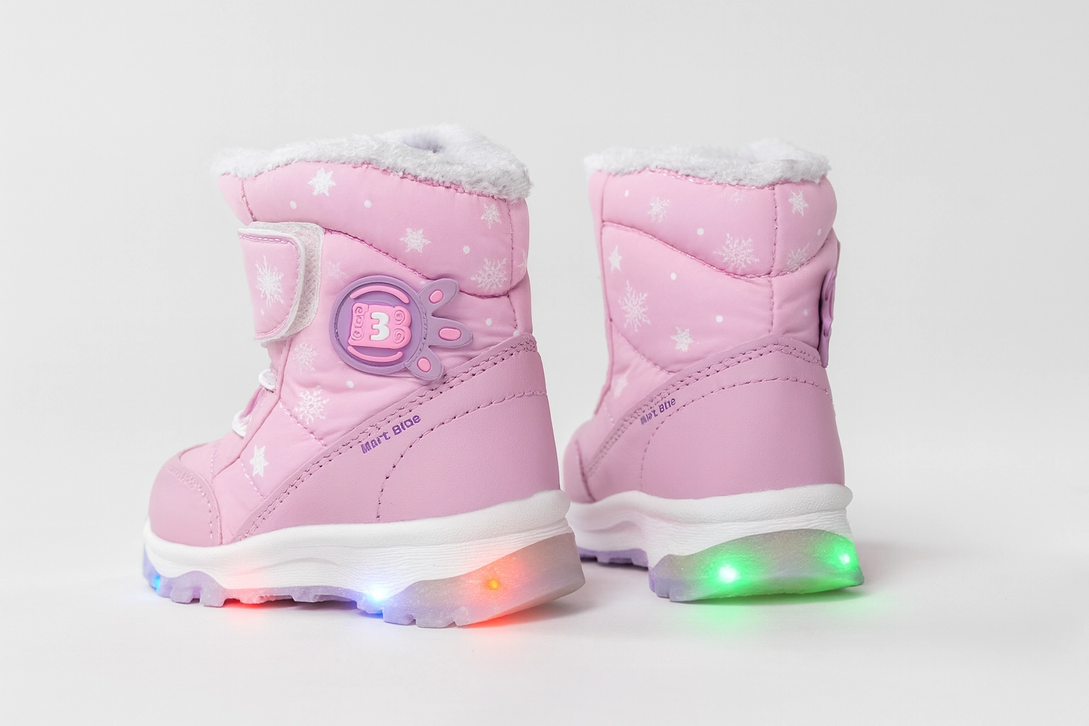 Dívčí zimní boty se světýlko 