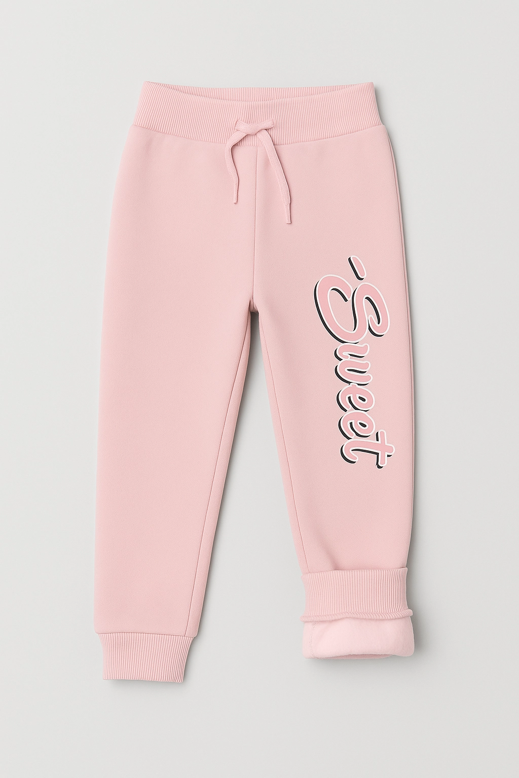 Dívčí Tepláková souprava s fleecem a potiskem 