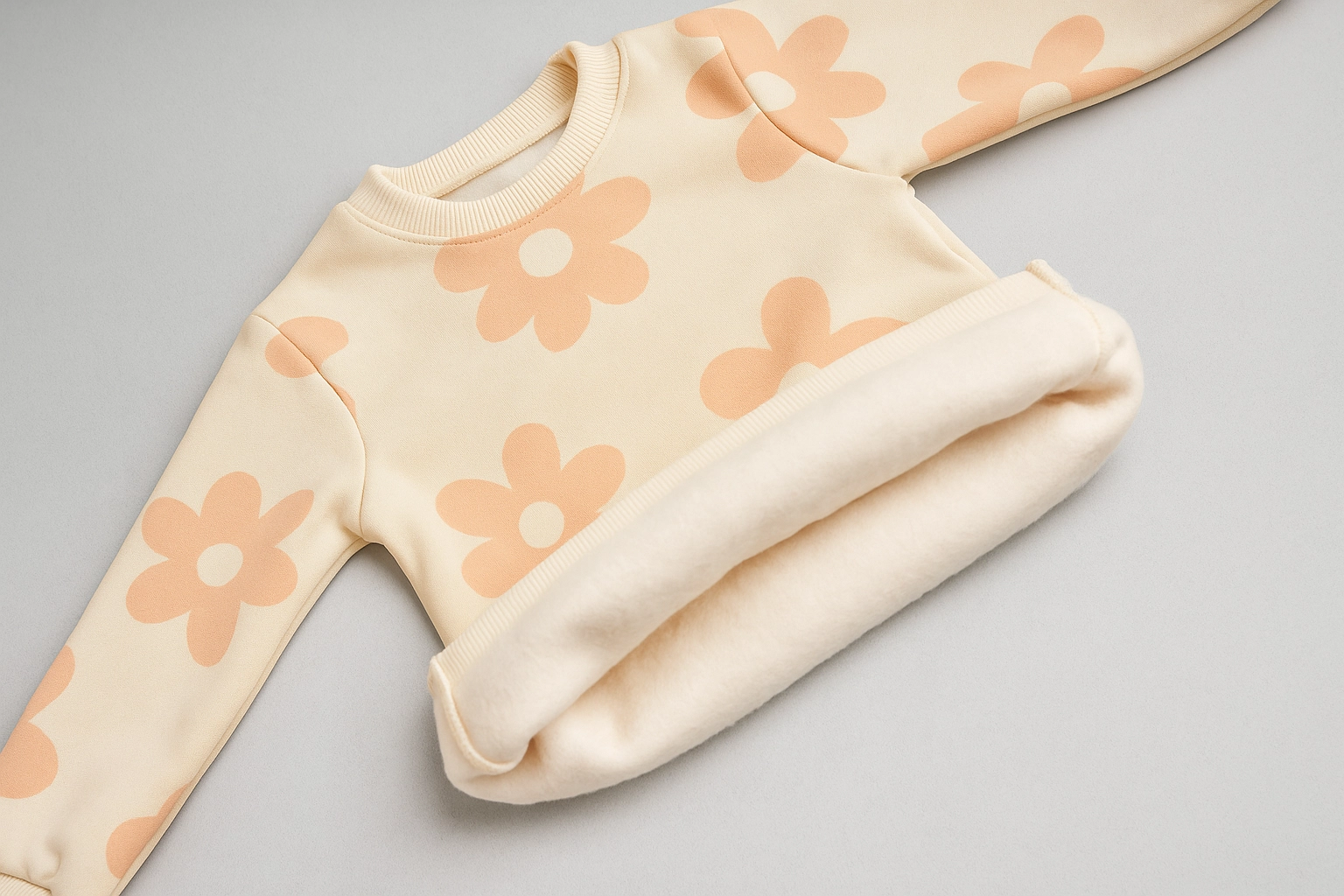 Dívčí mikina s fleecem 