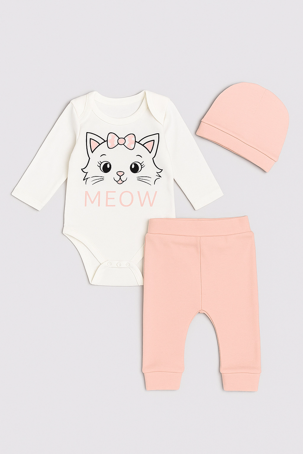 Souprava pro miminka 3 Dílna-Bodyček, kalhoty, čepice