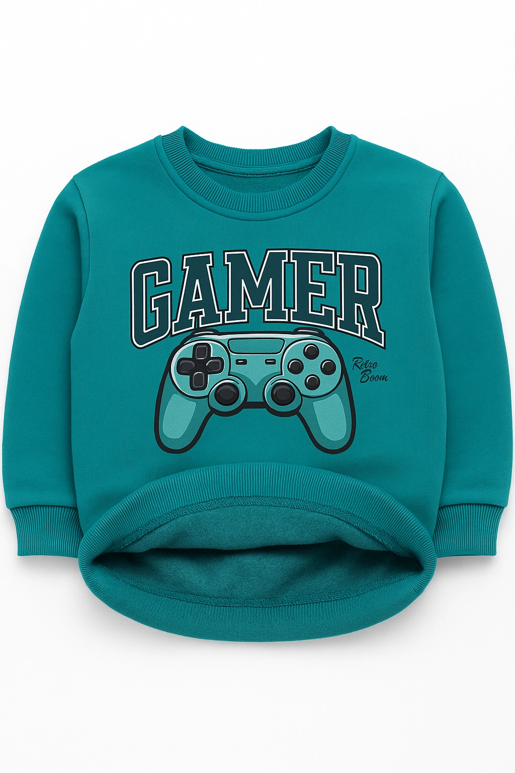 Chlapecká mikina s fleecem a potiskem 