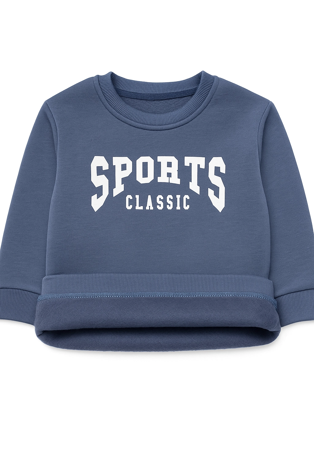 Chlapecká mikina s fleecem a potiskem 