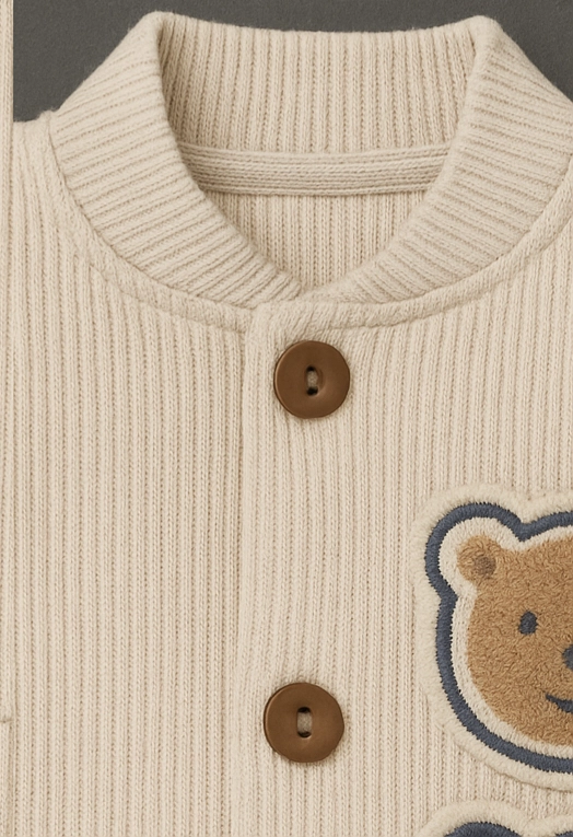 Roztomilá mikina pro miminka v krémové barvě 