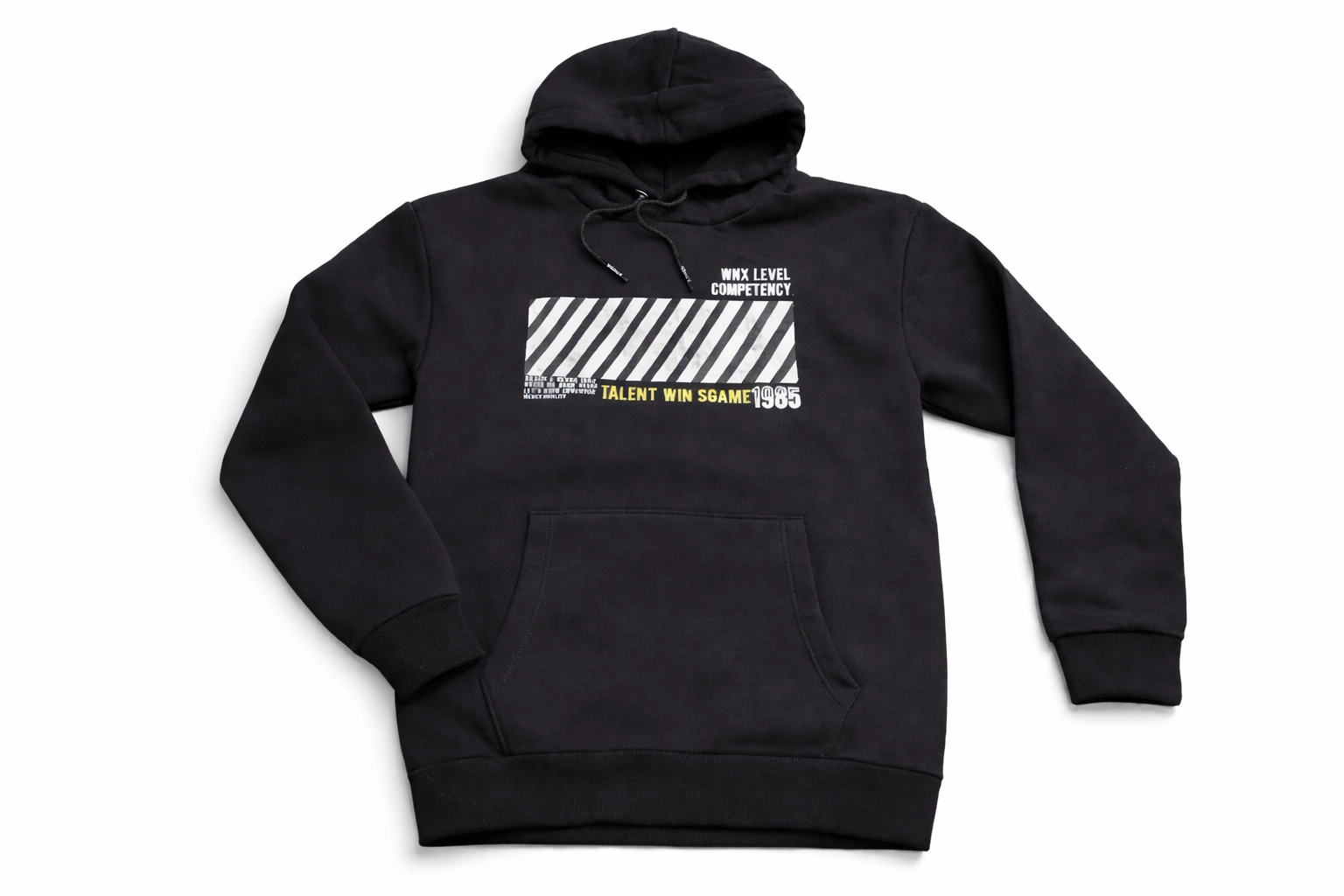 Chlapecká mikina s kapucí a potiskem fleecová 