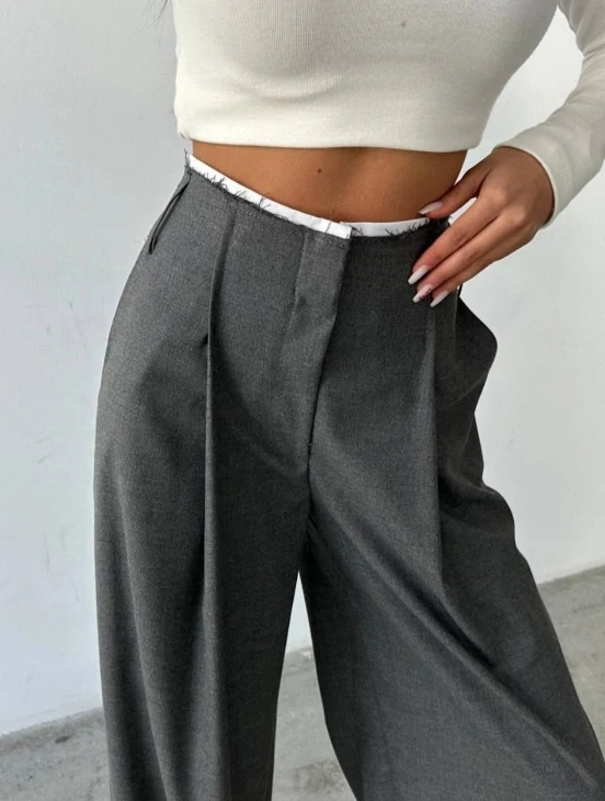 Dámské široké kalhoty 