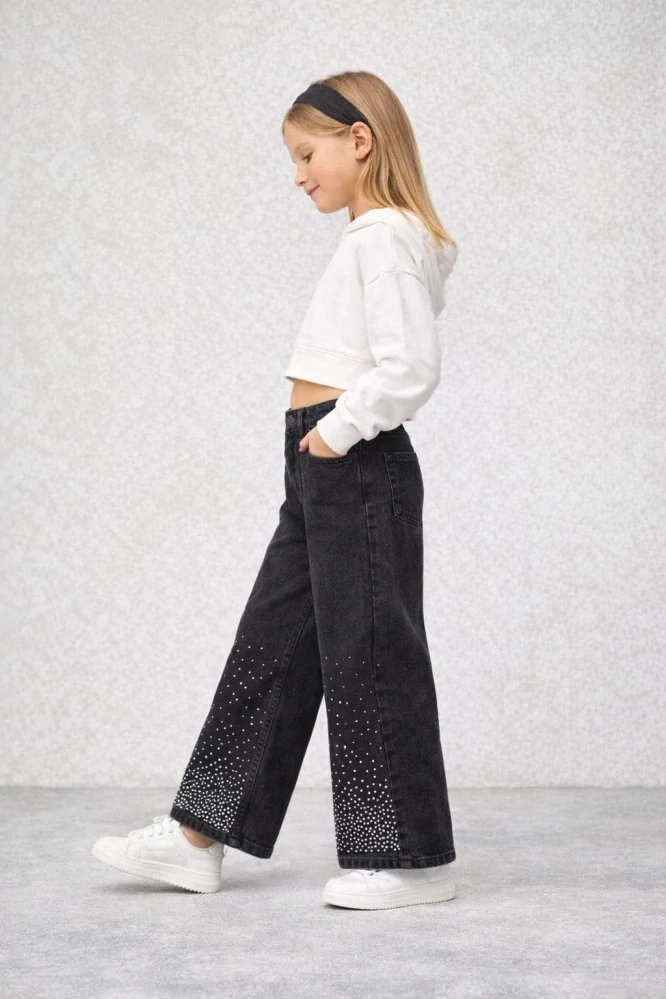 Dívčí džíny s kamínky