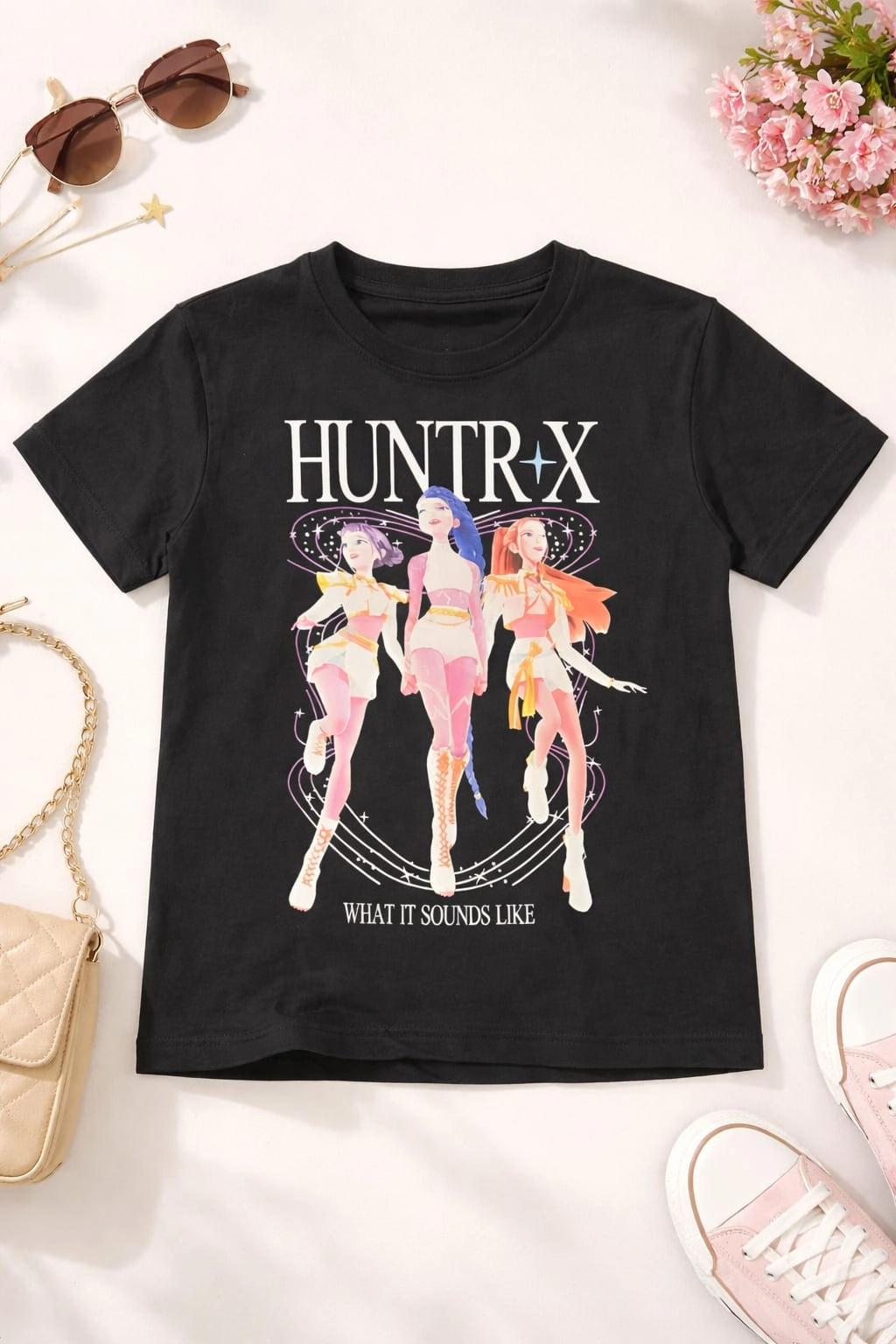 Dívčí tričko s potiskem Huntrix