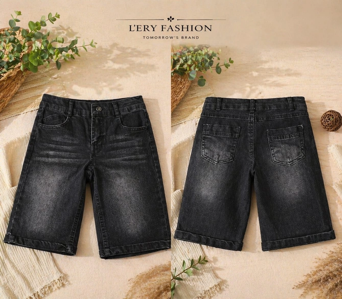 Chlapecké džínové kraťasy