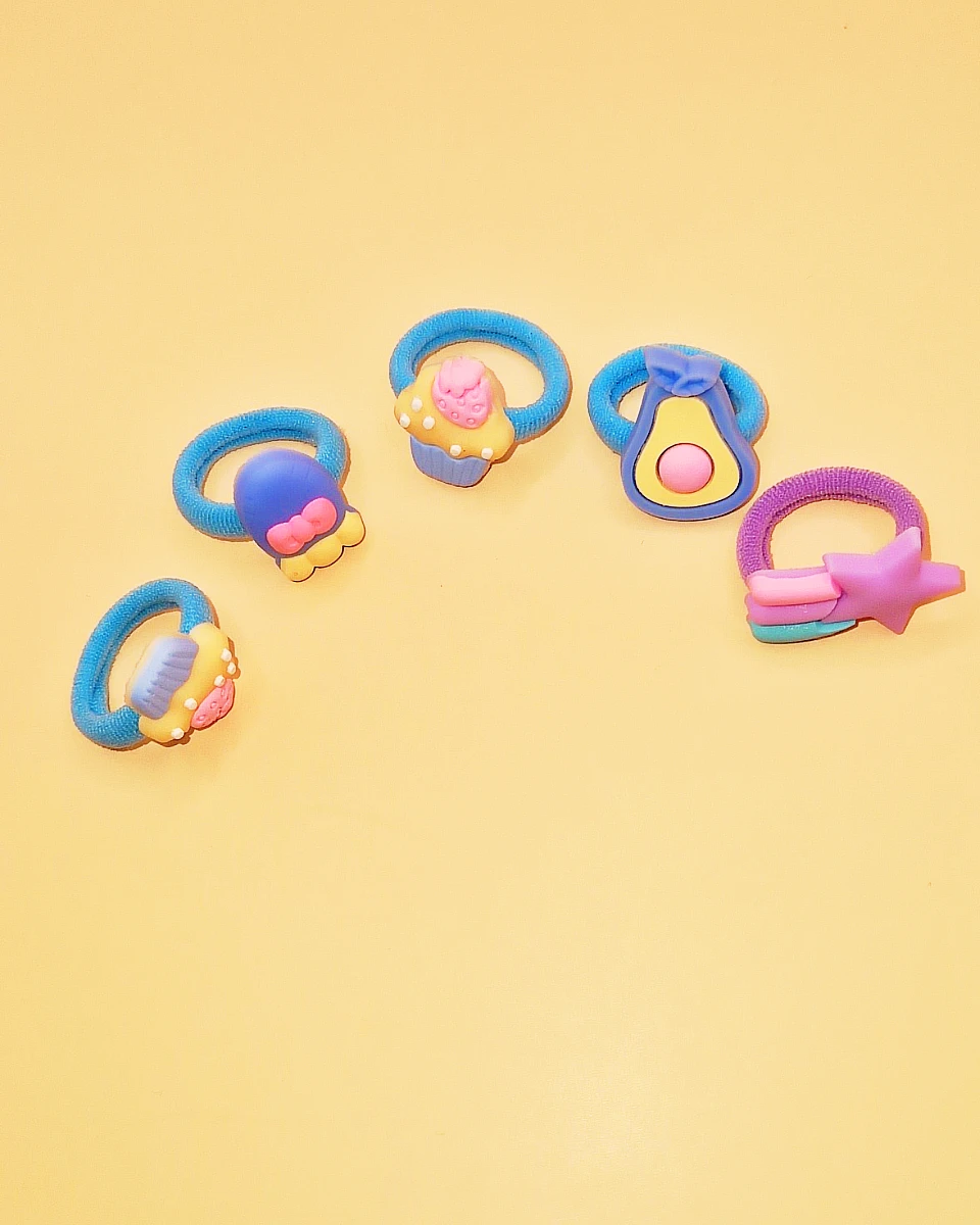 Roztomilé gumičky do vlasů po 5ks