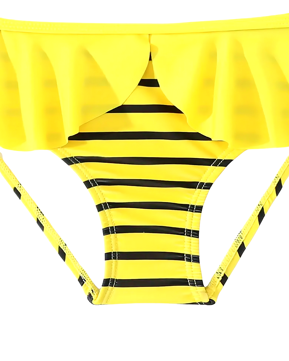 Roztomilé dvoudílné plavky-pro malé dívky 