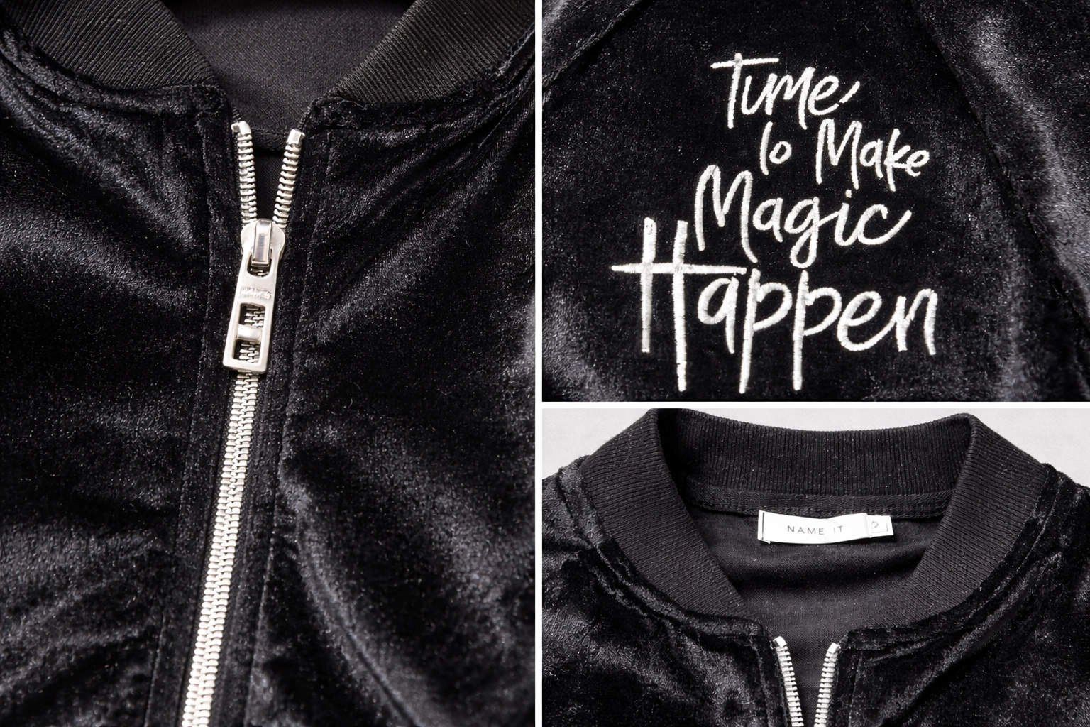 Dívčí sametová mikina 