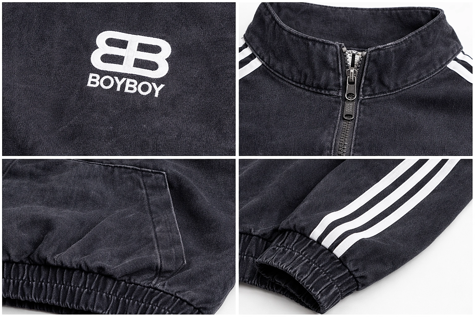 Chlapecká módní džínová mikina 